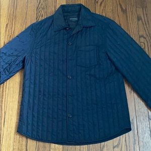 Men’s lightweight navy blue quilted jacket - Small